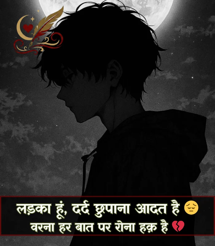 Sad Shayari😭 Life 2 Line Boy