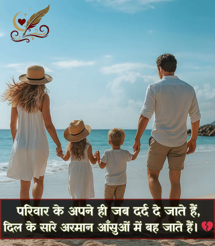 Family Sad Shayari
